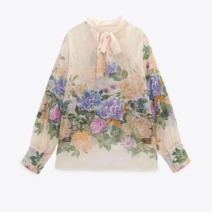 Zara (L) flowy blouse